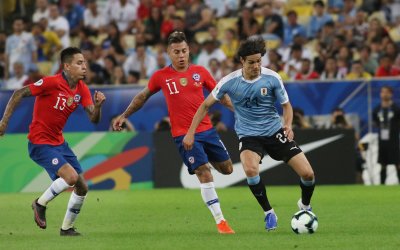 *Fotos* La Roja cae frente a Uruguay en Copa América