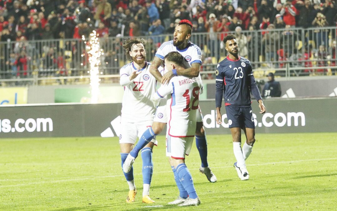 La Roja venció por goleada a República Dominicana en duelo amistoso